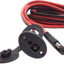 Yak-Power Power Port with Wire and SAE Connector for Kayaks