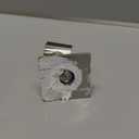 Shower Head Holder All Metal Handheld Shower Wand Bracket Adhesive Shower Wall Mount Holder Brass Shower Spray Holder Brushed Nickel, Drill Free Glue Installation