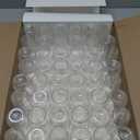 Clear Stemless Champagne Flutes Plastic 48 Pack - 9oz Plastic Champagne Glasses - Durable and Sturdy Mimosa Glasses For Parties - Shatterproof, Recyclable, BPA-Free, Smooth Rims. (48 Pack)