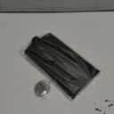 FYL 12 Oz 18/8 Stainless Steel Hip Flask for Liquor with Never-Lose Cap, Leakproof Easy Pour Funnel is Included, Matte Black