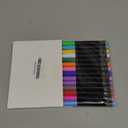 Liquid Chalk Markers for LED Drawing Note Board Acrylic Calendar Planning Board Clear Glass Dry Erase Whiteboard Window Mirror Christmas Holidays Painting, 14 Pack, 12 Vibrant Colors, 1mm Fine Points