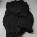 Winter Long Fleece Jacket for Mens Sherpa Fleece Lined Coat Casual Thicken Warmth Sherpa Outerwear with Pockets, 2 XL