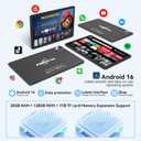 Tablet 11 inch Android 16 Tablet, 2026 Latest Update 128GB ROM 20GB RAM, 4G LTE Tablets, 5G WiFi+Cellular, Octa-Core MTK8786, 13+8 MP Rear and Front Camera,Incell FHD Screen, T-Mobile SIM Card Support
