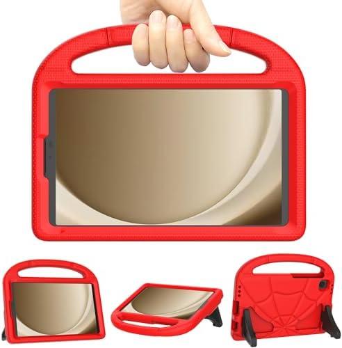 Kids Case for Samsung Galaxy Tab A9 8.7 Inch 2023 (SM-X110/X115/X117), DICEKOO Lightweight Shockproof Kid-Proof Cute Cover with Handle Kickstand Also for Galaxy Tab A7 Lite 8.7 Inch Tablet - Red, Set Of 3