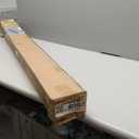 2 Pack Heavy Duty 1 Inch Diameter Single Curtain Rods 72-144 Adjustable Window Curtain Rod with Aluminum Alloy Cylindrical Cap Finials, Wall Mount and Ceiling Mount, Matte Black