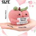 Funny Bachelorette Party Gift for Bride to Be - One Last Squeeze Bridal Shower Present - Off The Market Engagement Decor - Cheeky Hen Night Prop - Handmade Crochet Peach Ornament