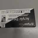 EBOT Acrylic Paint Pen White Black, 6 Pack Black Paint Markers for Rock Wood Fabric Plastic Leather Glass Stone Metal Canvas, Water-Based Acrylic Paint Sets, Set of 3 