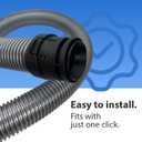 Vacuum Cleaner Hose Replacement Compatible with Miele Complete C3 Canister Vacuum Cleaners, Flexible Suction Hose for Straight Suction Systems, Replacement Vacuum Cleaner Hose Replaces. PN 7863553