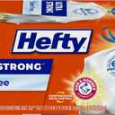 Hefty Ultra Strong 13-Gallon Trash Bags, Tall Kitchen, Drawstring Closure, Odor Control, White, Unscented, 40-Pack
