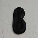 Blackout Sleep Mask: Weighted Eye Mask for Men Women - 3D Contoured Zero Pressure and Eyelash Free - Airplane Travel Nap Night Sleeping Blindfold - Adjustable Ear-Friendly Breathable Comfortable Black