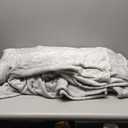 HIMEET Soft Grey King Size Blanket for Bed - Cozy Bedding Fleece Blanket for Men Women, Fluffy Large Lightweight Sofa Couch Cover Bed Blankets Gifts for Her Him, Home Room Decor, Grey, 108x90 Inches