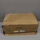 Thyle 12 Pack 7 Quarts Plastic Storage Bins for Storage with Lids Handles Colorful Stackable Desktop Box Bins with Label for Shelf Drawer,10 x 7 x 6 Inch (White)