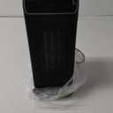 Space Heater, Electric Heaters for Indoor Use with Thermostat, Remote, 1-12H Timer, 70°Oscillation and Overheat Protection, 1500W PTC Ceramic Fast Safety Heat, Portable Heater for Office Bedroom Black