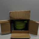 Masterplug 3ft Cord Reel, Retractable Extension Lead with Winding Handle, Safety Overload Circuit Breaker and Power Switch, 4x Grounded Outlets, 13amps, 14AWG Cable