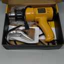 SEEKONE Heat Gun 1800W 122-120250- 650Fast Heating Heavy Duty Hot Air Gun Kit Variable Temperature Control Overheat Protection with 4 Nozzles for Crafts, Shrinking PVC, Stripping Paint(5.2FT)