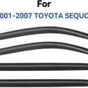 Window Visors Rain Guards Shield for 2001-2007 Toyota Sequoia, Out-Channel Window Vent Wind Deflectors Visors Shades for 01-07 Sequoia