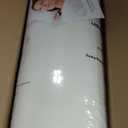 Three Geese White Goose Feather Down Pillows Queen Size Set of 2-100% Cotton, Medium Firm,Soft Support