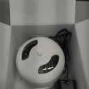 Ultrasonic Retainer Cleaner, 50kHz Retainer Cleaner Machine for Dentures, Aligners, Mouth Guards, Braces, Jewelry, 4 Modes Digital Ultrasonic Cleaners with Removable Base and Top Cover (White)