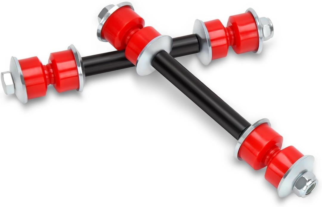 KSP Suspension Stabilizer Bar Link for Chevy GMC Silverado Sierra 1500, Front Sway Bar End Link for Escalade Avalanche Suburban Tahoe, Aftermarket Sway Stabilizer Link Replace OE K700538 K70043, 2PC