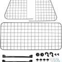 Adjustable Dog Car Barrier for Vehicles, 59.72 x 5.20 x 16.46 in, Black