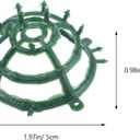 Cabilock Wedding Grass Half Ball Shelf Decorative Flower Arrangement Holder Props 2 Inch Floral Cage for Artificial Flowers Centerpiece Stand for Home Office Party Decor