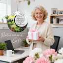 Retirement Gifts - Retirement Gift for Women, Men - Retired Ornament - Retired Gifts for Coworker, Boss, Employee, Teacher, Nurse, Friends, Women, Men - Stained Glass Christmas Ornament - Design C