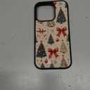 Cute Christmas Tree Bow Phone Case: Kawaii Winter Non-Slip Design Compatible with iPhone 14 Pro Case for Women & Girl14 Pro