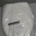 Hibbent Premium Elongated Toilet Seat with Cover(Oval) Quiet Close, One-Click to Quick Release, Easy Installation Never Loosen Hinge, Slow Close Toilet Seat and Cover, Easy Cleaning-White Color