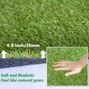 Artificial Grass Outdoor Rug, 3FT x 5FT (15 Square Feet) 0.8 inch Realistic Fake Synthetic Grass Carpet, 20mm Thick Indoor Outdoor Grass Lawn Rugs Landscape for Pets, Patio, Garden