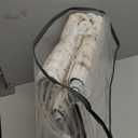 Hazo Haus Boho Light Grey Living Room Rug 7x9 - Modern Eclectic Floral Paste Neutral Taupe, Washable Low Pile Non-Slip Large Area Rugs for Dining Under Table, Bedroom Under Bed