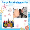 Pool Float Storage Bag,Adjustable Pool Toy Storage Organizer Hanging Mesh Bag for Rafts,Balls,Floats,Noodle,Inflatable Toys,Large Pool Toy Storage Net Bag Pouch Outdoor Swimming Pool Accessories