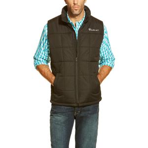 ARIAT Mens Crius Insulated Vest (Medium, Black)