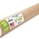4" x 42" Reinforced Kraft Paper Mailing Tube, Pack of 1 Tube with 2 Caps – Secure USPS Approved – Cardboard Poster Mailer for Shipping and Storing of Prints, Artwork, Posters, or Documents