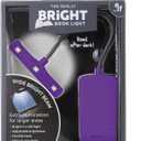 IF The Really Bright Book Light - Purple. Super Bright Reading Lights for Books in Bed  Flexible Book Light Clip On  A Great Book Lamp with Batteries Included