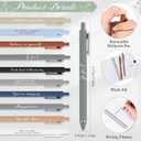 Tenceur 10 Set Teacher Appreciation Gifts Bulk Nurse Appreciation Gifts Inspirational Notebook Pen for Office Staff Teacher Volunteer Team Graduation Vet Assistant (Classic Color)