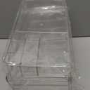 ZHIAI Stackable Storage Drawers, Acrylic Bathroom Counter Organizer Clear Makeup Organizers for Vanity, Kitchen Cabinets, Bathroom, Undersink, Home Organization and Storage (1 Top 6 Drawers) ((2 Base, 4 Drawers) with Top)