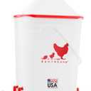 RentACoop 5 Gallon/ 4 Automatic-Fill Water Cup Chicken Waterer - Center Placement