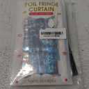 Iridescent Party Streamers Backdrop - GREATRIL Neon Transparent Holographic Tinsel Foil Fringe Curtain for Mermaid/Frozen/Sea/Euphoria/ERAS Party Theme Decorations 3.2ft x 6.5ft 2 PCS