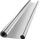 VIVOSUN Highly Reflective Mylar Film Roll 4FT x 25FT for Outdoor Grow Room Indoor Decoration Aluminum Paint Coated 2 Mil Silver