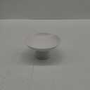 MAGICLULU Small Ceramic Footed Fruit Bowl White Pedestal Bowls for Kitchen Counter 4.7 x 2.4Inch