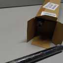 KNOBWELL 22 to 48 Inch Curtain Rod for Living Room, Bathroom Curtain Rod Black for 22"-47" Windows, 1" Diameter Heavy Duty Rods with Cage Finials