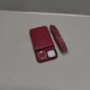 Compatible with iPhone 11 Pro Max Wallet Case, Premium PU Leather with 5 Card Slots Durable Ring Holder Phone Case with Strap, Ejector Pin & SIM Card Storage, Protective Shockproof Phone Cover Red