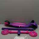 Gotrax KS1 Kids Kick Scooter, LED Lighted Wheels and 3 Adjustable Height Handlebars, Lean-to-Steer & Widen Anti-Slip Deck, 3 Wheel Scooter for Boys & Girls Ages 2-8 and up to 110 Lbs