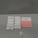 Cudinham Print Pods Mini Printer, Sticker Printer with 10 Rolls Thermal Printing Paper, Inkless Pocket Printpod for Phone, Impresora Portátil for Notes, DIY, Compatible with iOS & Android (Pink)