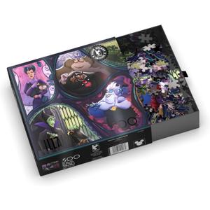 Buffalo Games - Disney - Disney: Villains Pets - 500 Piece Jigsaw Puzzle for Adults -Challenging Puzzle Perfect for Game Nights - Finished Size is 21.25 x 15.00