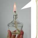 3 x 5 Pcs 1/4" Round Oil Lamp Wicks Replacement for Torches, Alcohol Candle Burner, Kerosene Lamp, Oil Lantern (5, 1/4 inch)
