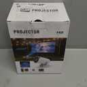 Mini Projector, Projector with Wifi and Bluetooth Built-in Battery 4K Portable Projector for Outdoor Bedroom, Smart Projectors 1080P Compatible with iphone/TV Stick/HDMI/Laptop