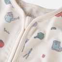 little planet by carter's unisex-baby Sleep and Play made with Organic Cotton, Veggie Garden Print, 3M