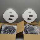 JC-LGL UFO LED High Bay Light 150W, High Bay LED Lights 24,000LM (160LM/W) 1-10V Dimmable, 5' Cable with Plug, Hanging Hook, Safe Rope, ETL Listed High Bay Light for Factory Barn Warehouse, 2 Pack