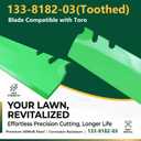 133-8182-03 Compatible with Toro Lawn Boy Exmark 21 inch Recycler Lawn Mower 108-0954-03, 116-4500 (Green,1pc)